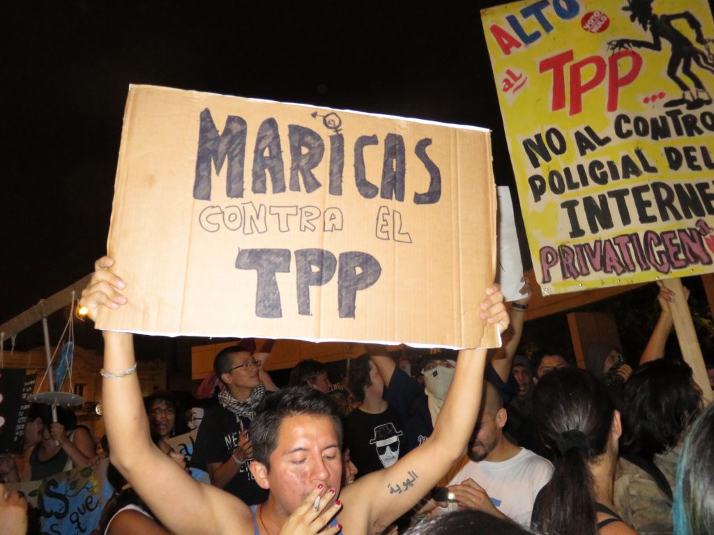 Marcha contra el TPP en Lima / Fotos: Marlon Castillo