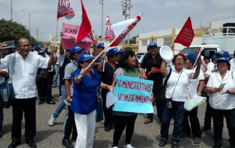 Huelga en Piura se mantiene. Foto referencial: Difusión