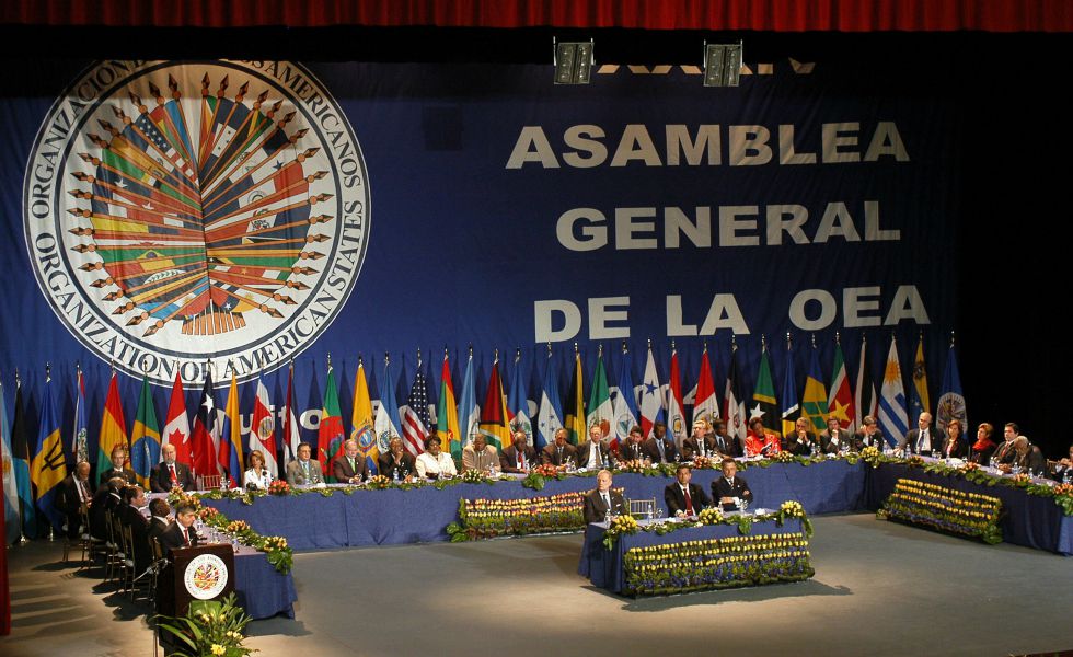 Sesión de OEA / Foto: Difusión