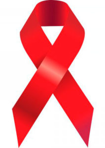 Lazo rojo que simboliza la solidaridad hacia las personas con VIH.