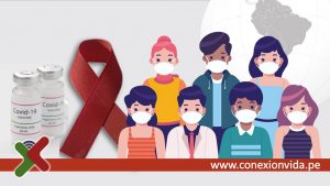 Vacunación contra el Covid a personas con VIH en el Perú - Composición Conexión Vida