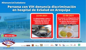 GIVAR denuncia discriminación a persona con VIH en Arequipa 