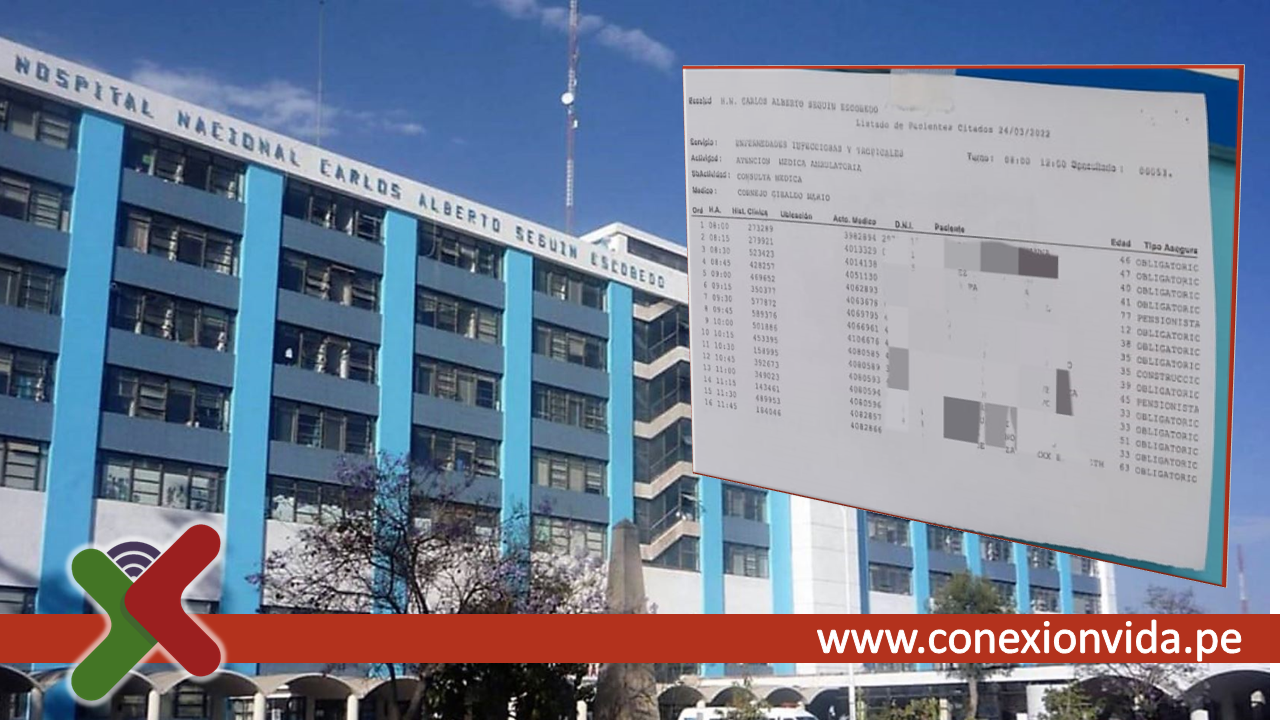 Atentan contra confidencialidad de PVV en hospital de EsSalud en Arequipa